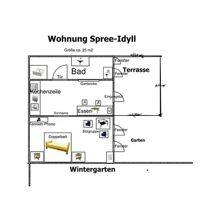 Apartment Gemuetliche In Spreewald Mit Eigener Terrasse *